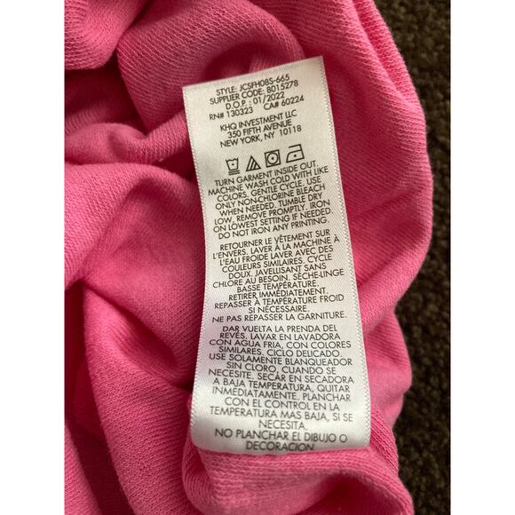 NWT Kids Juicy Couture Pink Terry Cloth Dress Sz XL - Picture 8 of 9